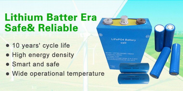 Batería LiFePO4 para el almacenamiento solar